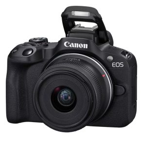 Mua máy ảnh Canon EOS R50 màu đen nhỏ gọn, quay video 4K sắc nét, lấy nét AI thông minh cực đỉnh cho vlogger và người mới. Đặt hàng ngay tại Ngọc Minh Camera!