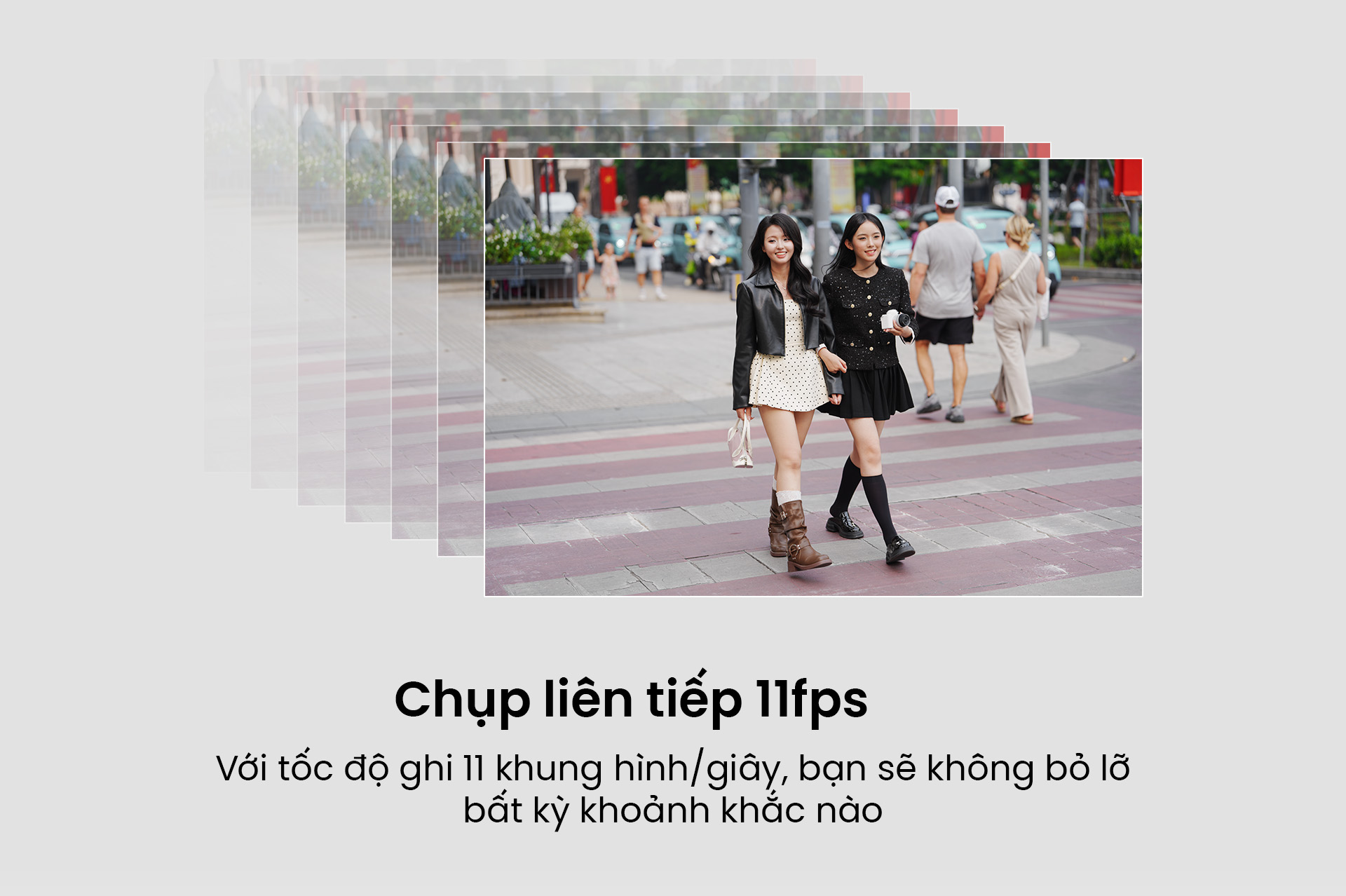 Ghi hình liên tục tốc độ cao với tính năng theo dõi AF/AE