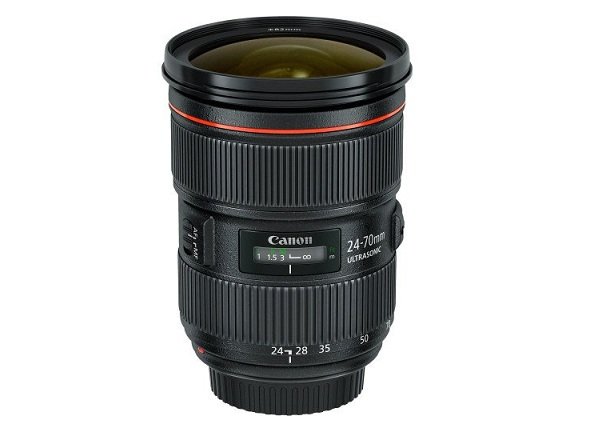  Canon EF 24-70mm f/2.8L II USM có trọng lượng 805g