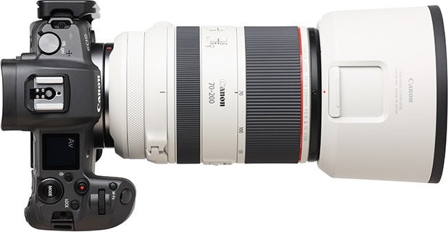Canon RF 70-200mm f/2.8L IS USM với dải tiêu cự 70-200mm