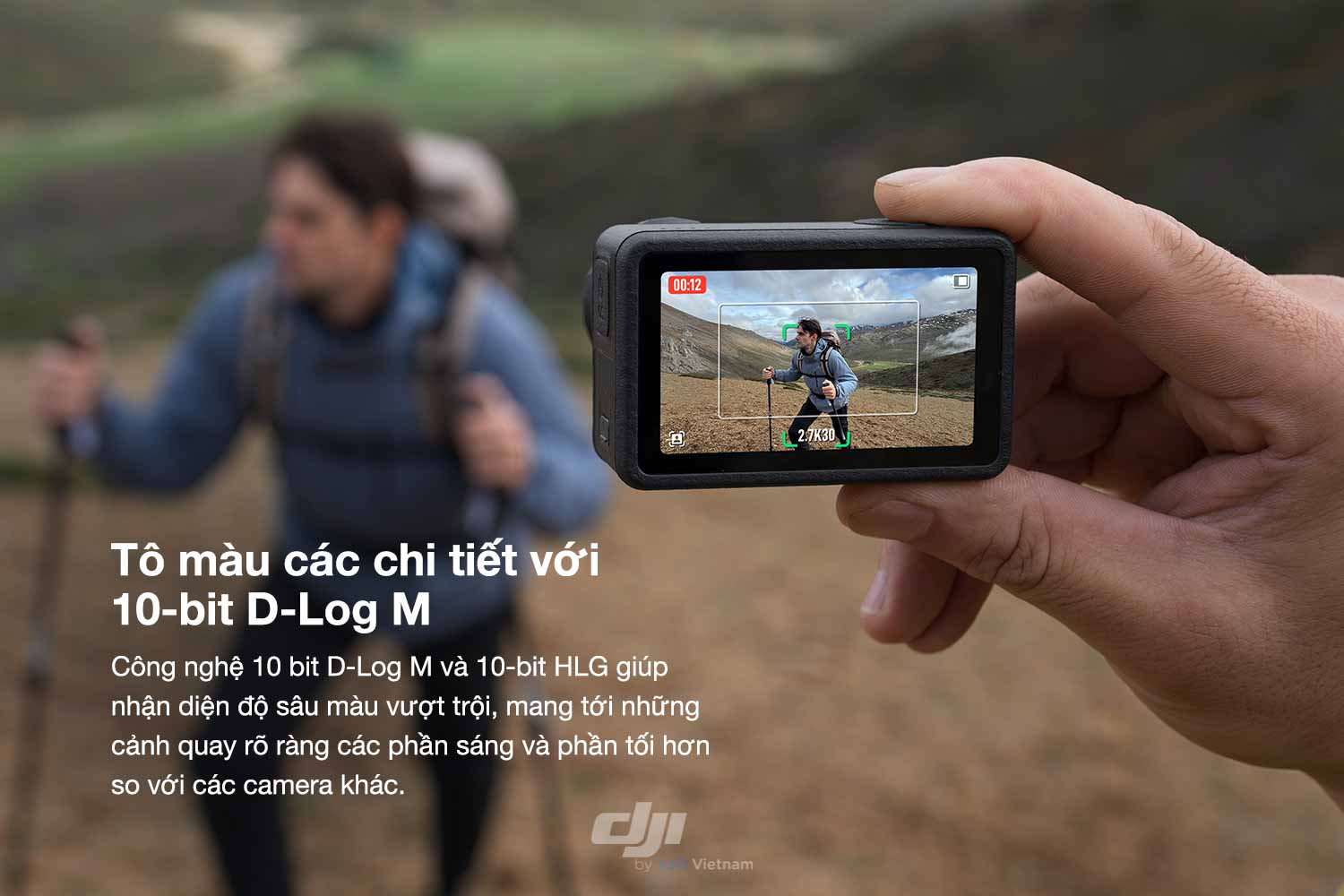 DJI Osmo Action 5 Pro có thể quay video 4K tỷ lệ 4:3, 10-bit D-Log M