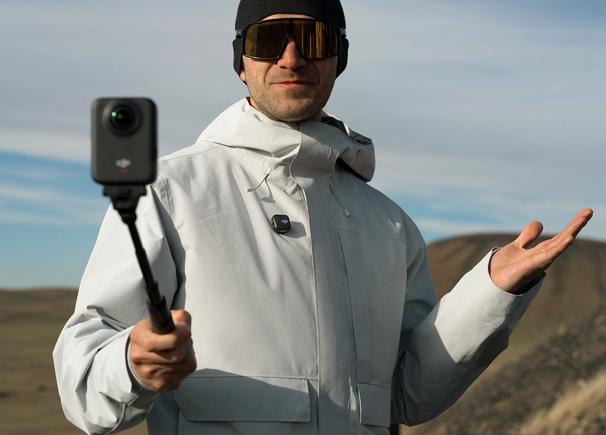 DJI Mimo và Studio theo dõi mục tiêu trong video 360°