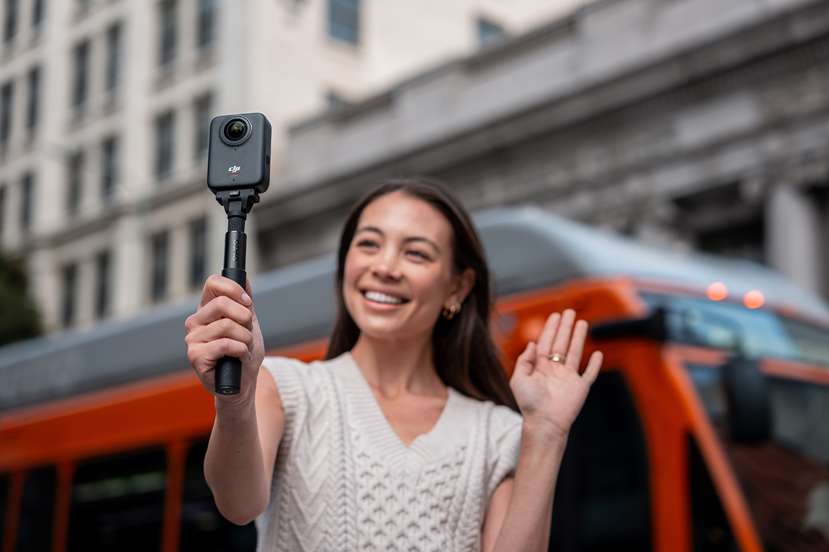 Với bốn micro tích hợp, Osmo 360 thu âm sống động từ mọi phía