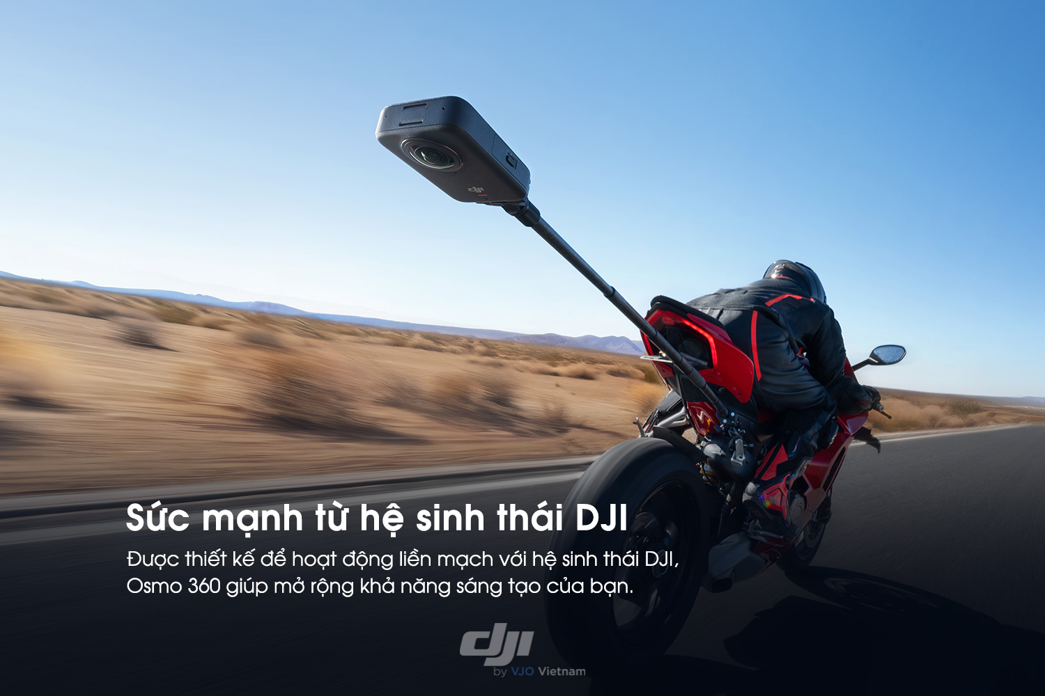 DJI Osmo 360 được thiết kế để hoạt động liền mạch với hệ sinh thái DJI